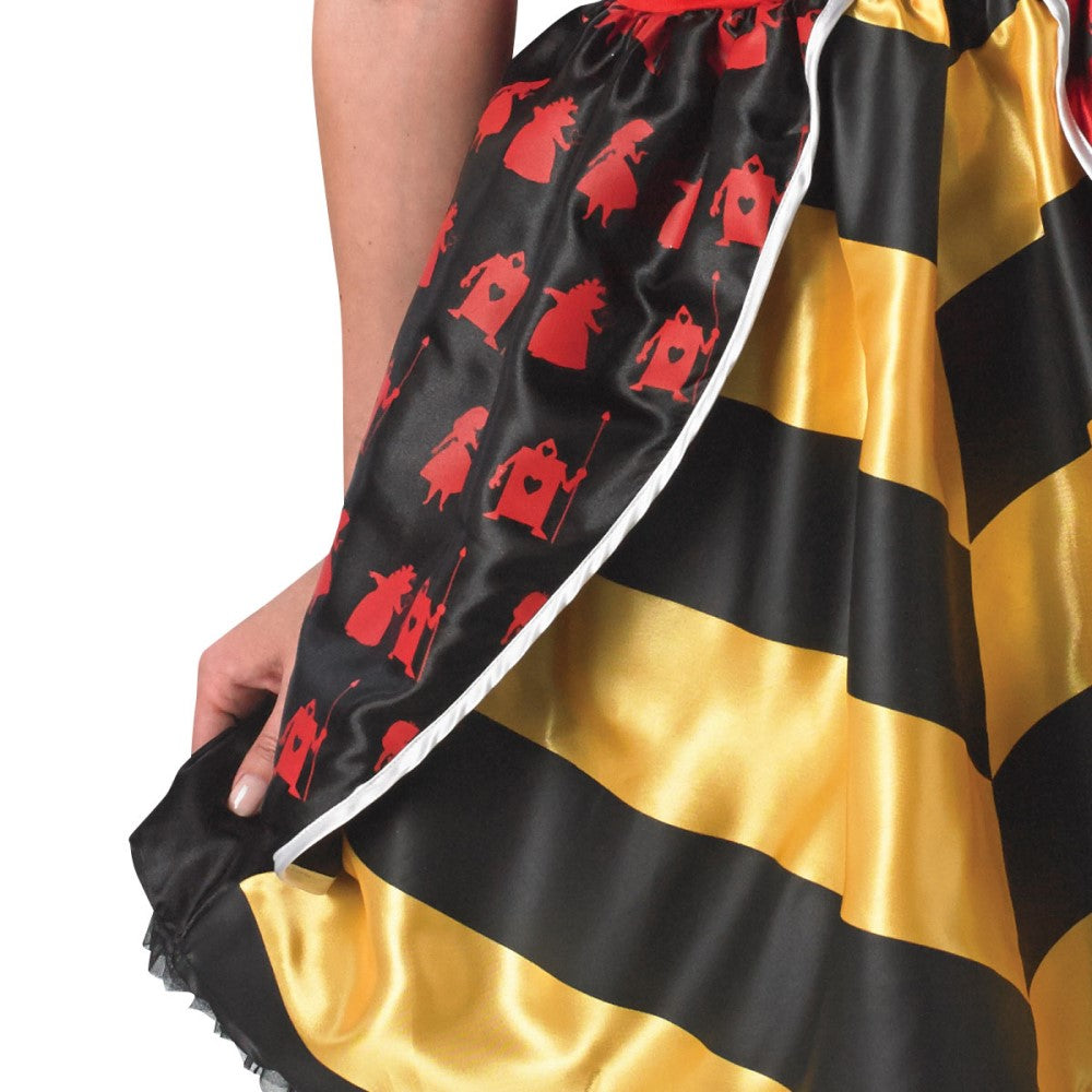 Red Queen Of Hearts Deluxe Women's Costumes (Available in 3 Sizes)