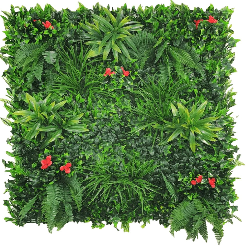 Red Rose UV Resistant Vertical Garden 1m X 1m