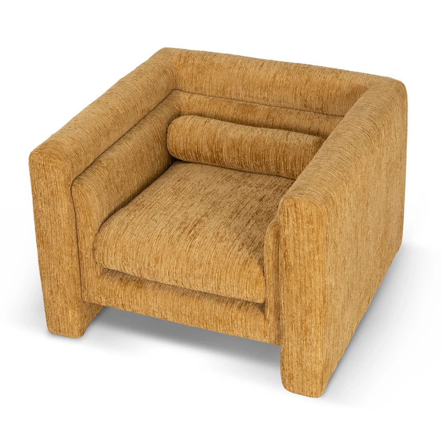 Refined Comfort Fabric Armchair - Yellow Sand