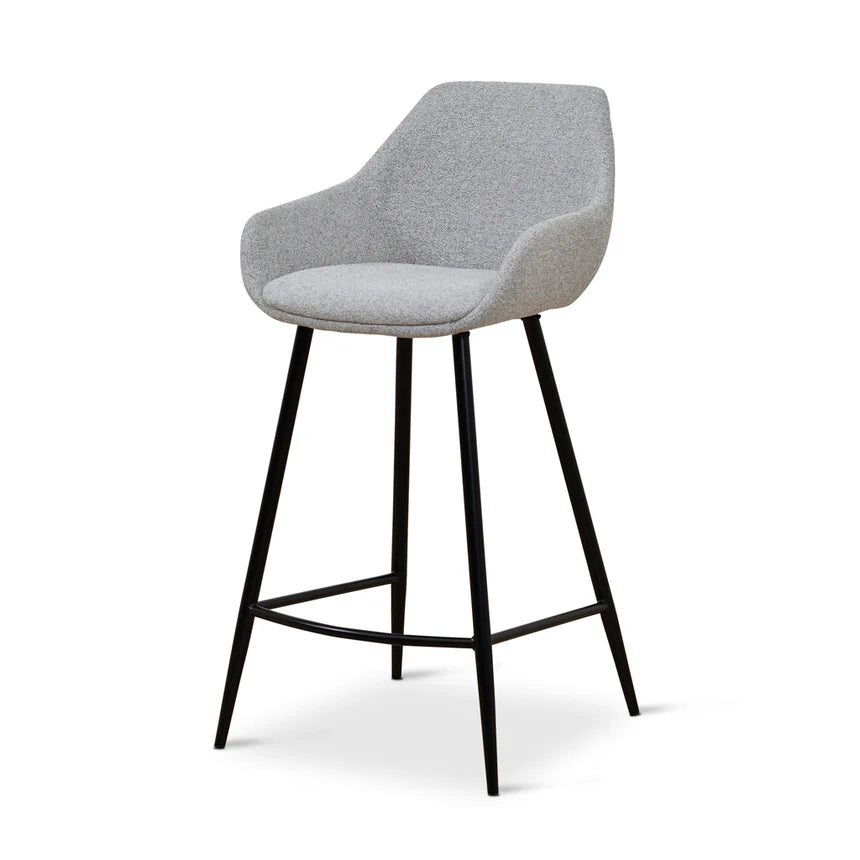 Refined Comfort Fabric Bar Stool - Spec Grey - (Set of 2)