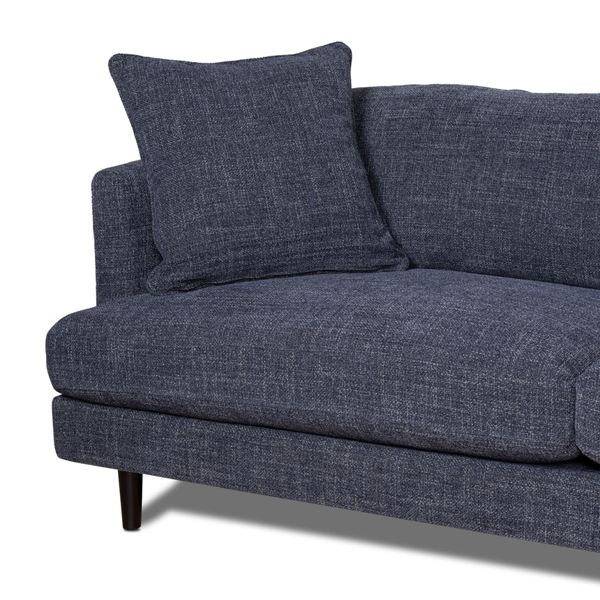 Refined Comfort Fabric Sofa Seater - Moss Navy Blue