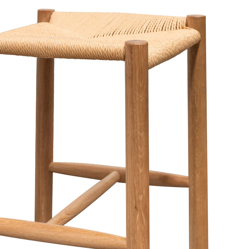 Refined Comfort Oak Low Stool - Natural