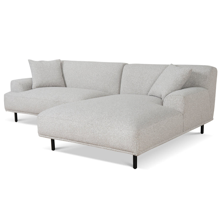 Refined Comfort Right Chaise Sofa - Clay Grey