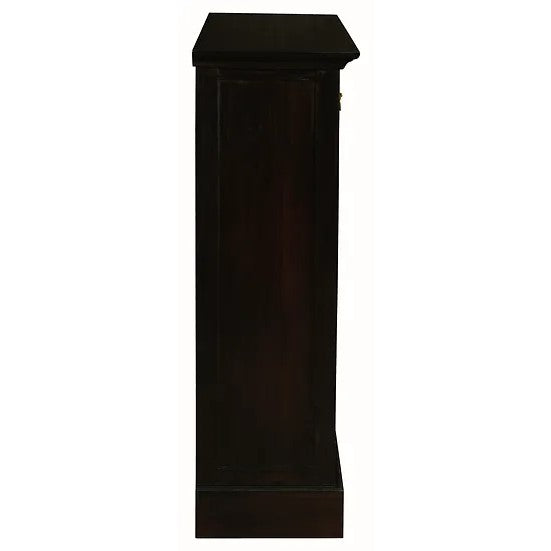 Refined Display 3 Drawer Bookcase - Dark Brown