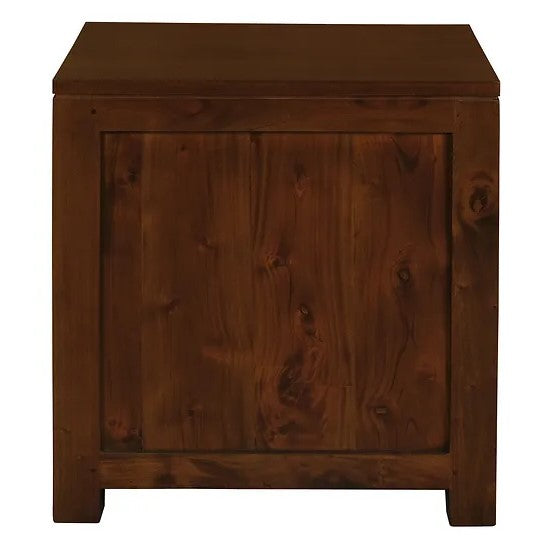 Refined Living 2 Drawer Bedside Table - Brown