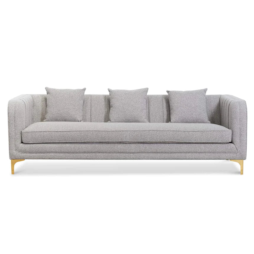 Refined Relaxation 3-Seater Sofa - Ash