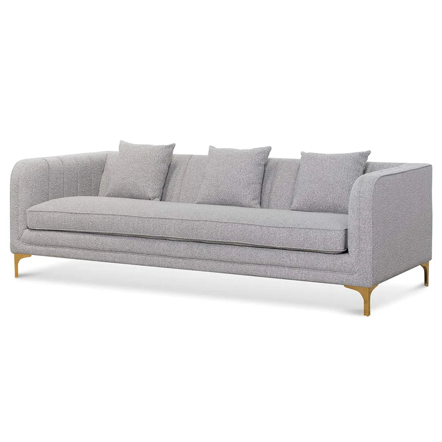 Refined Relaxation 3-Seater Sofa - Ash