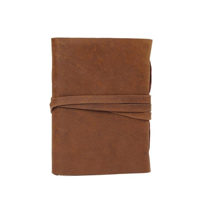 Refined Rustic Leather Journal with Belt Lock