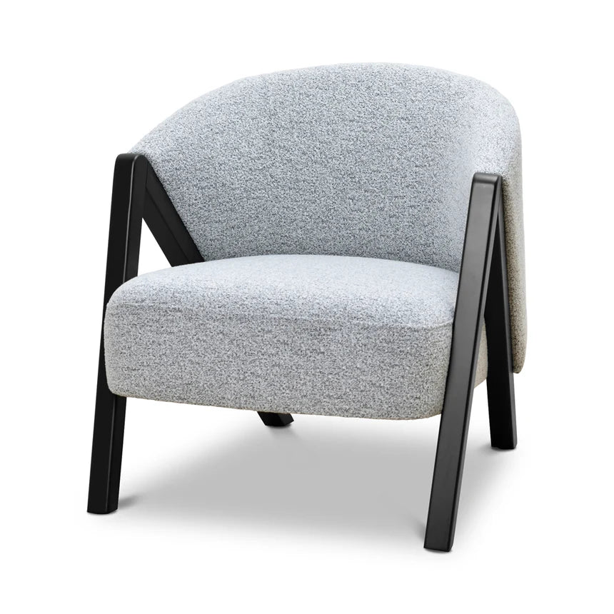 Refined Style Fleck Armchair - Light Grey