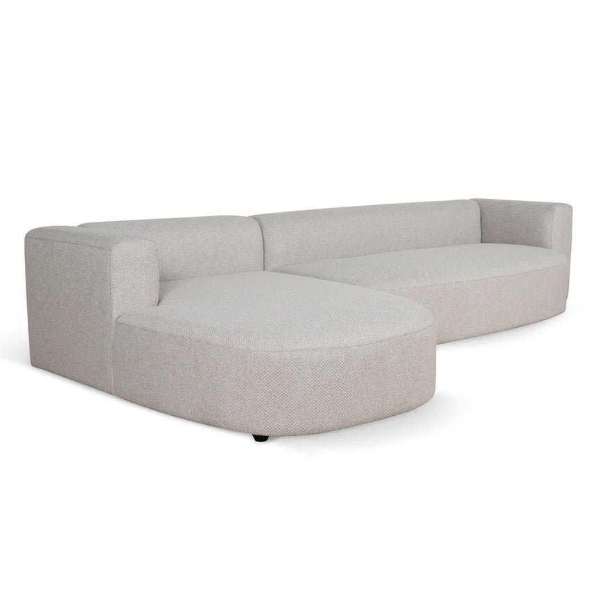 Refined Style Left Chaise Sofa - Sterling Sand Grey