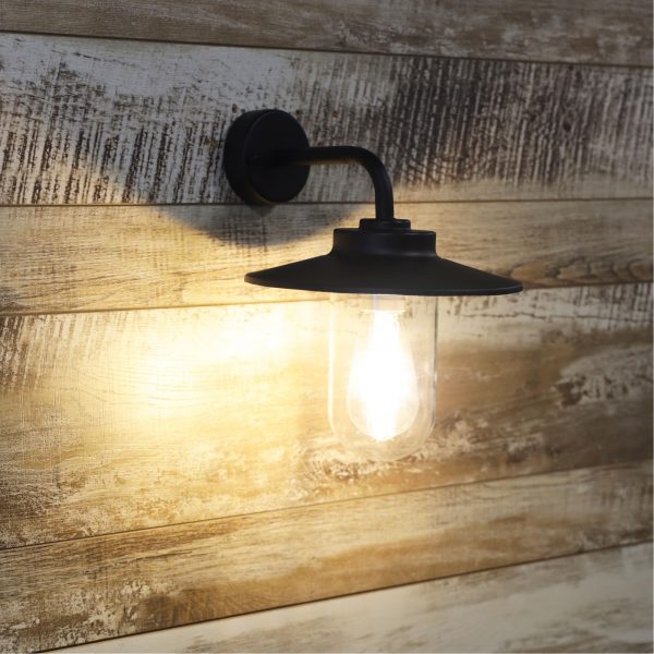 Refined White Outdoor Wall Light (Available in 2 Colors)