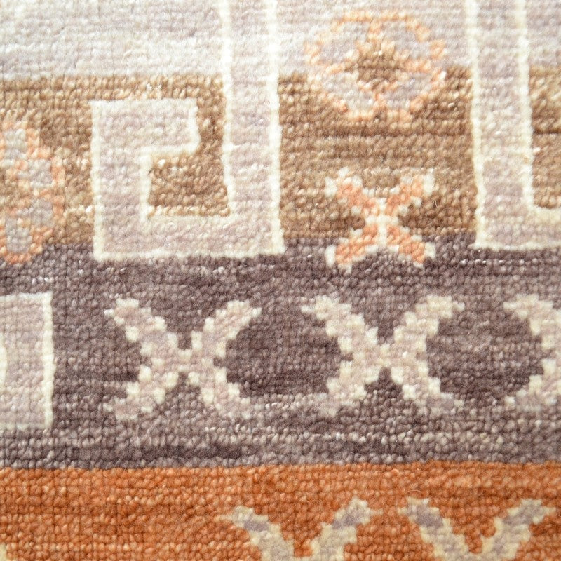 Regal Designer Hand Woven Woolen Rug Brown (Available in 3 Sizes)