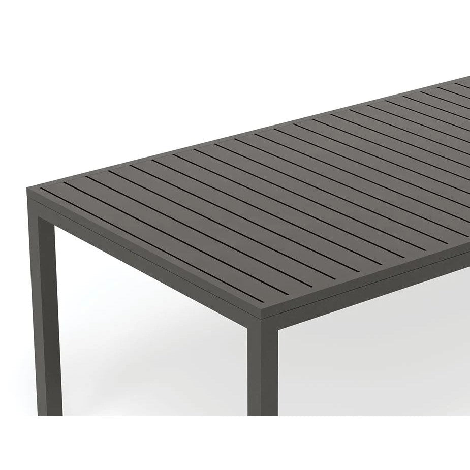 Retreat Charcoal Outdoor Metal Bench - 220x100cms