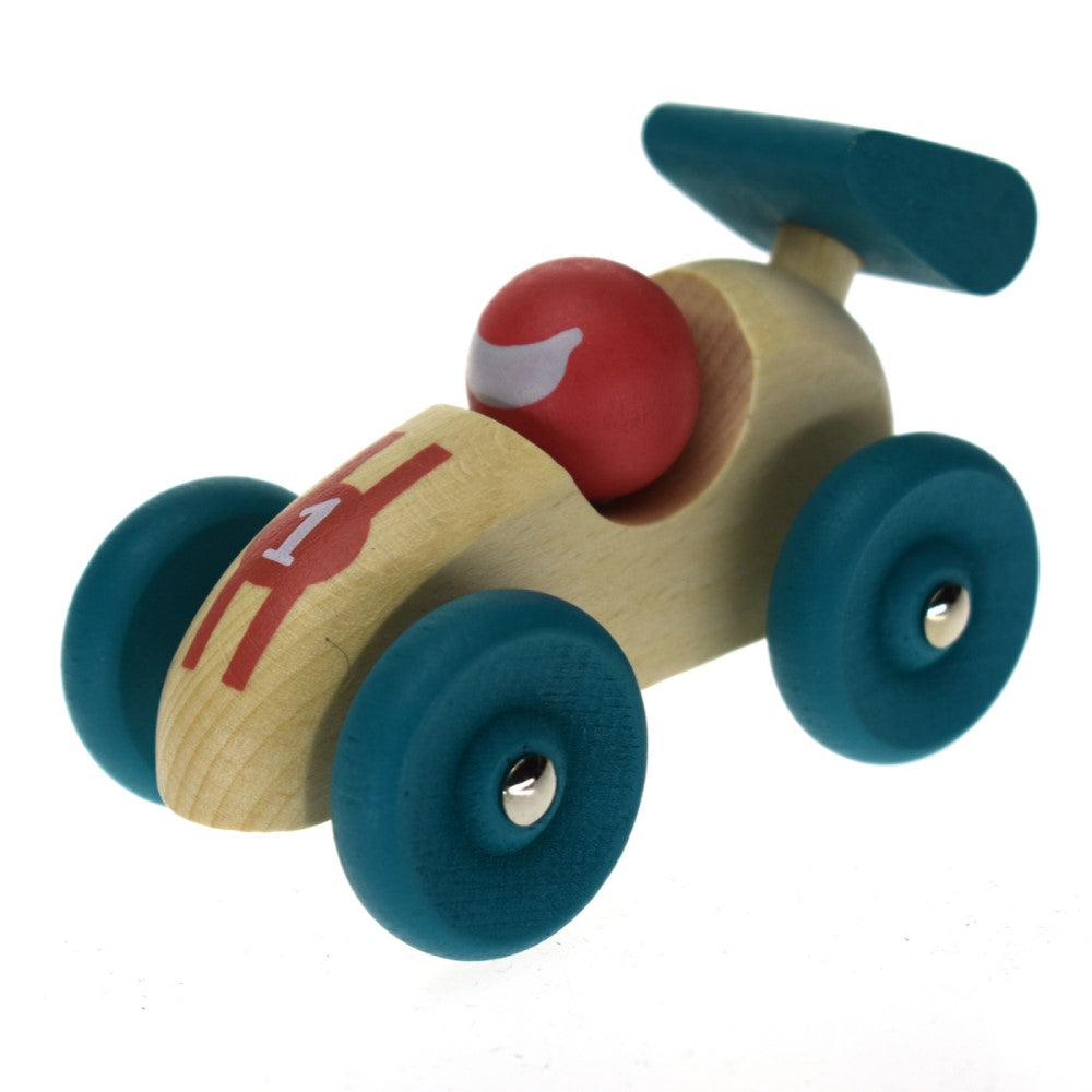 Retro Greenline Racing Car Pull Toy