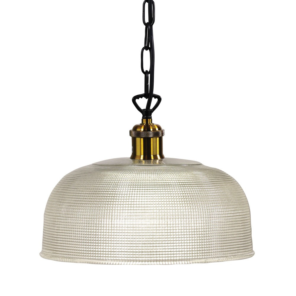 Retro Halophane Glass Shade Pendant Lamp (Available in 3 Colors)