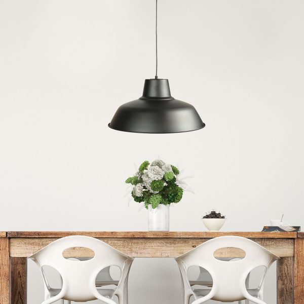 Retro Industrial Pendant Light 43cms (Available in 2 Colors)