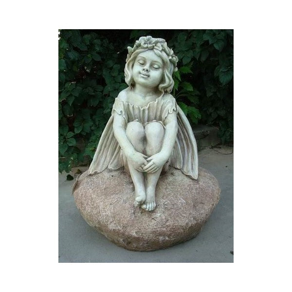 Rock of Reflection Sitting Fairy Garden Statue