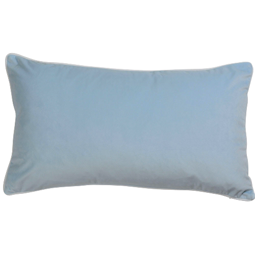 Rodeo Velvet 35x60cm Rectangle Cushion Cover - Baby Blue