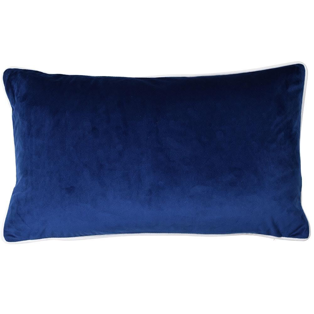 Rodeo Velvet 35x60cm Rectangle Cushion Cover - Navy