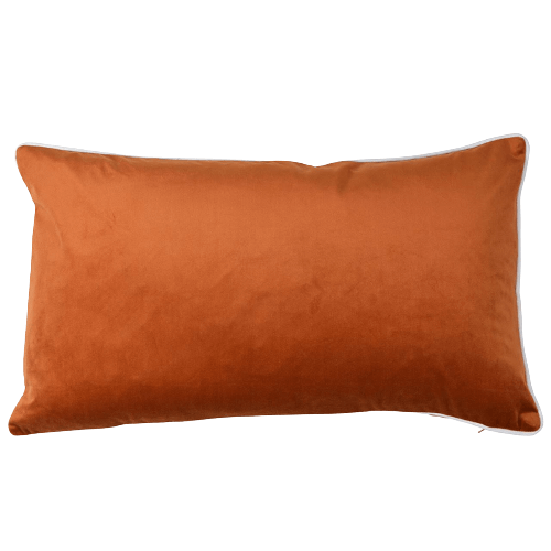 Rodeo Velvet 35x60cm Rectangle Cushion Cover - Mango