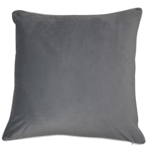 Rodeo Velvet 60x60cm Square Cushion Cover - Silver