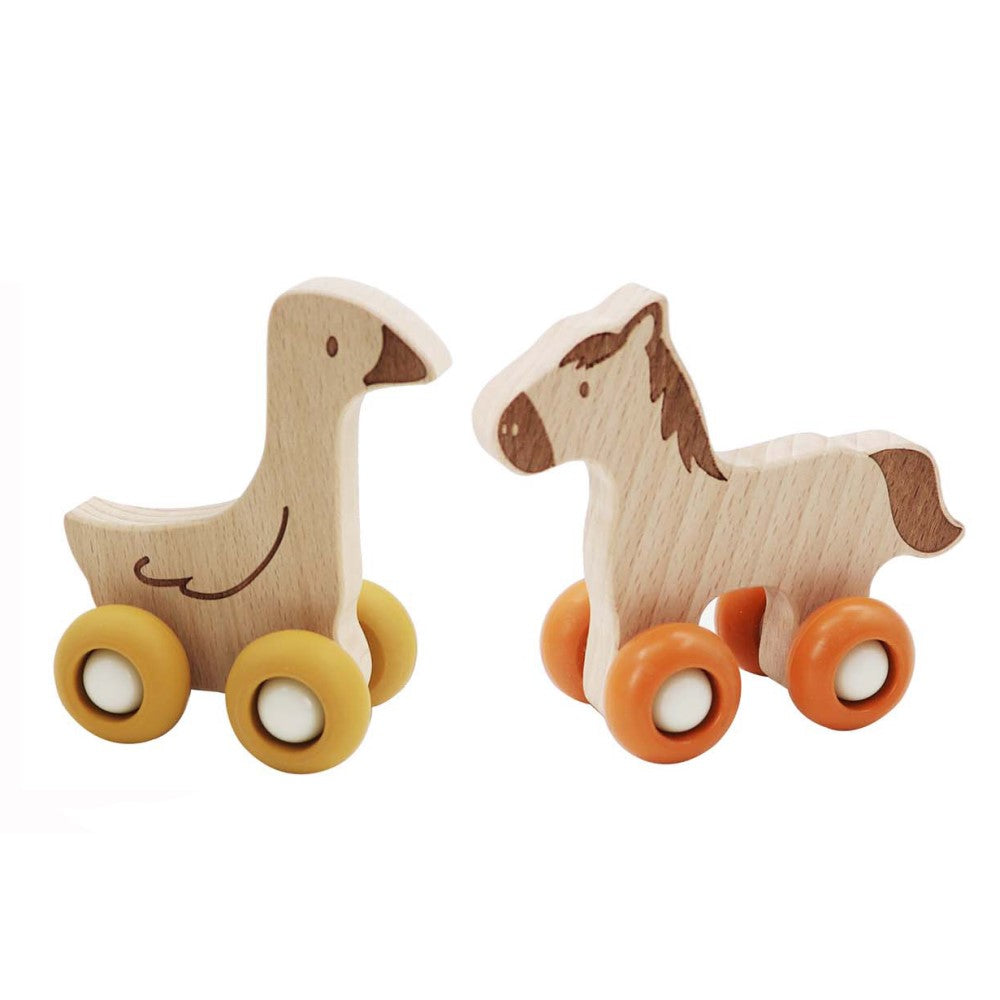 Rolling Dinos Eco Wheels Adventure Horse & Dog Farm Movers