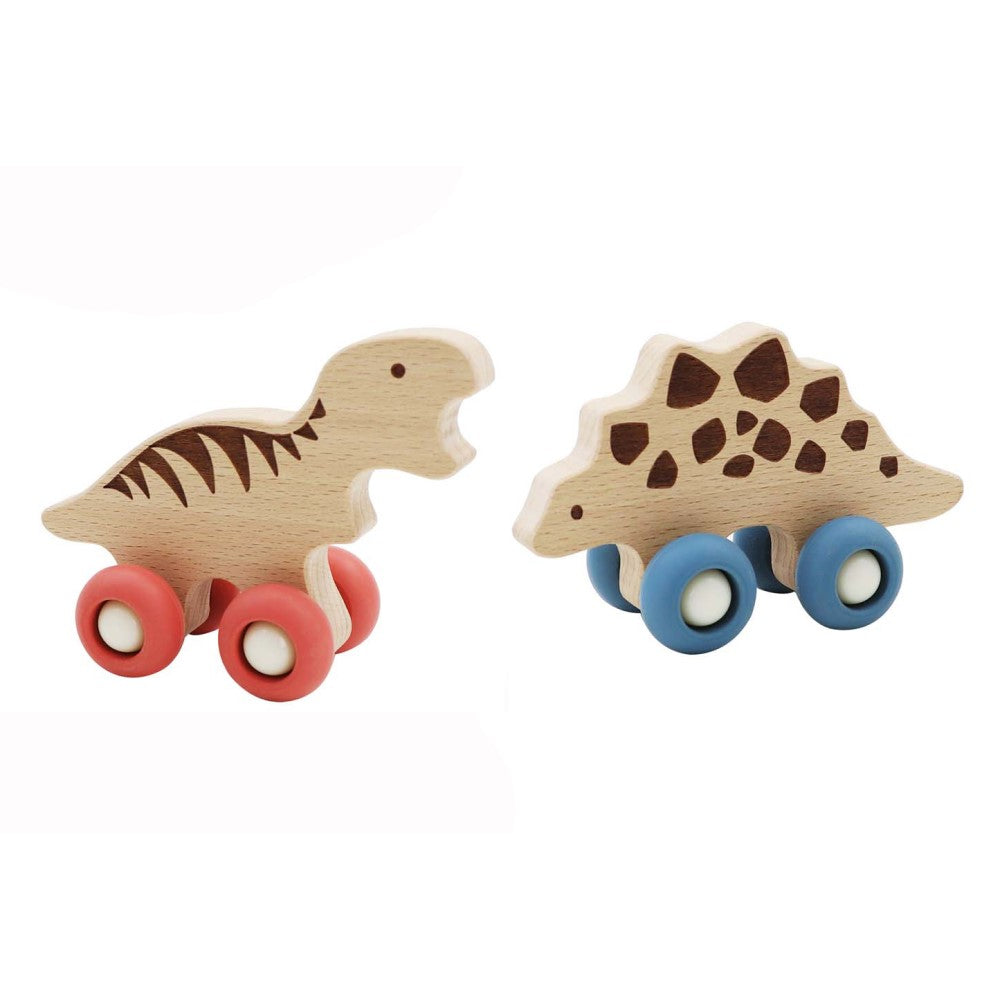 Rolling Dinos Eco Wheels Tyrannosaurus & Stegosaurus