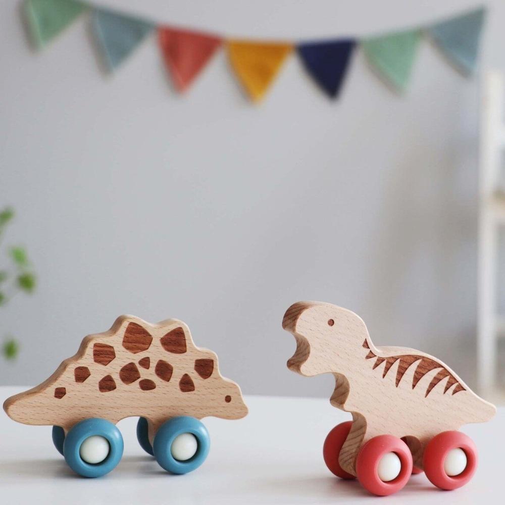 Rolling Dinos Eco Wheels Tyrannosaurus & Stegosaurus