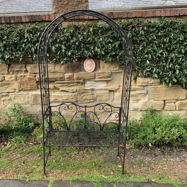 Romantic Arch Metal Garden Benches