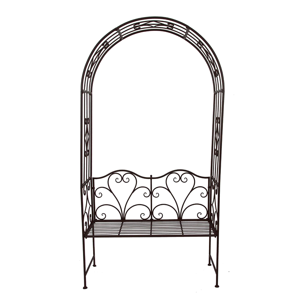 Romantic Arch Metal Garden Benches