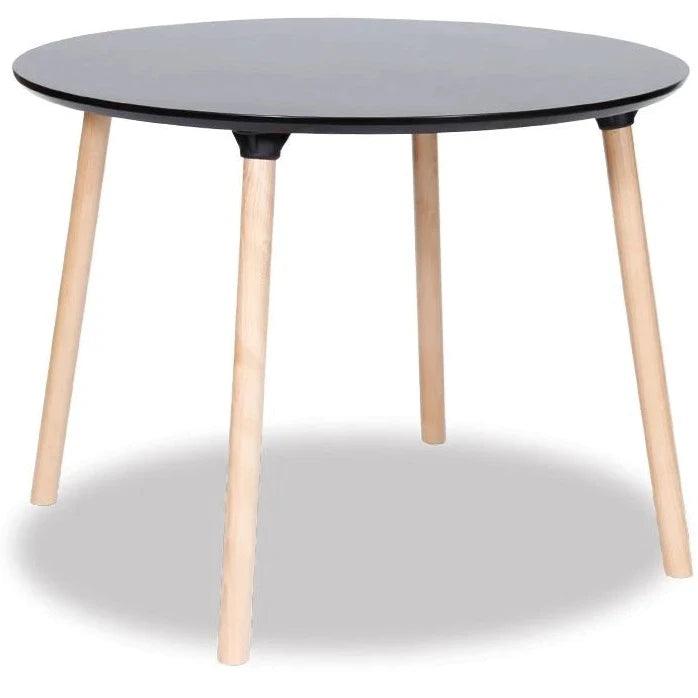 Round Unique Wooden Dining Table 100cms (Available in 2 Colors)