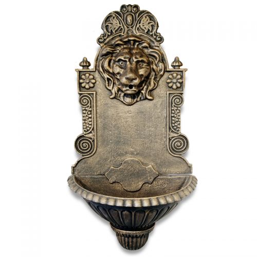 Royal Oasis Lion Wall Fountain 76.5cms - Available in 2 Colors