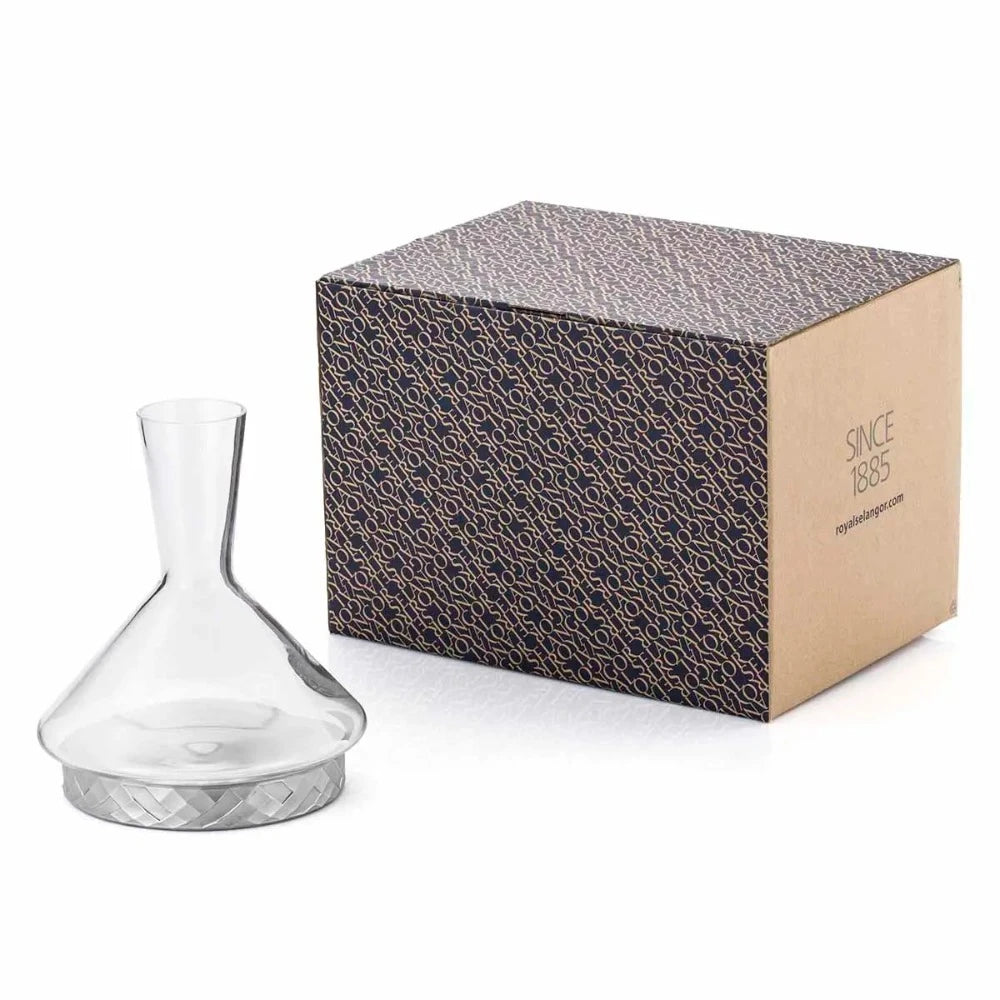 Royal Selangor Frost Decanter With Pewter Cooling Coaster