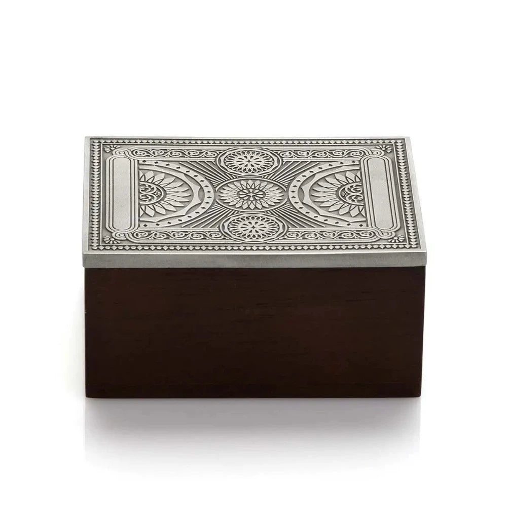 Royal Selangor Pewter Lid Playing Cards Caddy