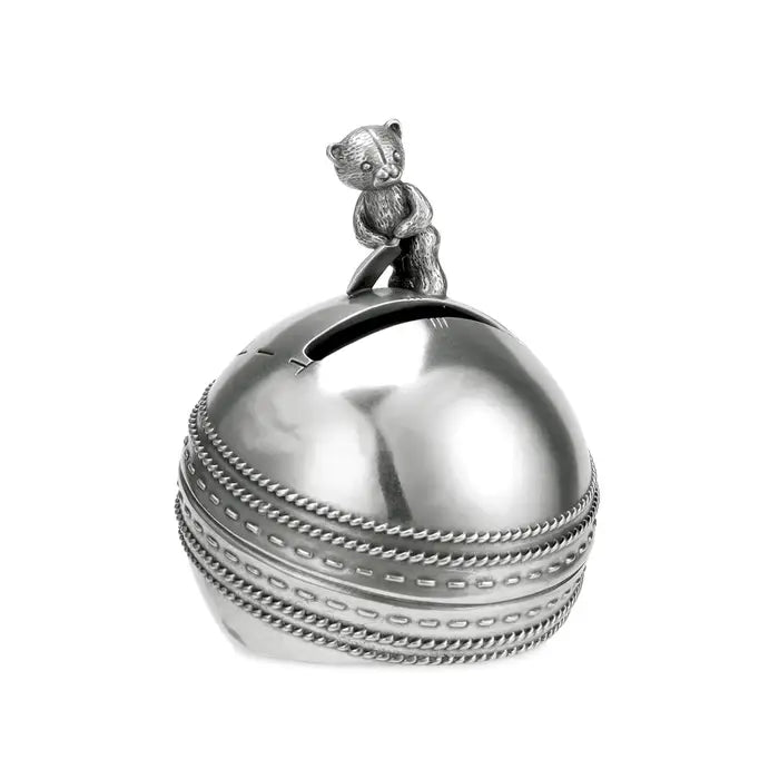 Royal Selangor Teddy Bears' Cricket Sports Day Pewter Coin Box