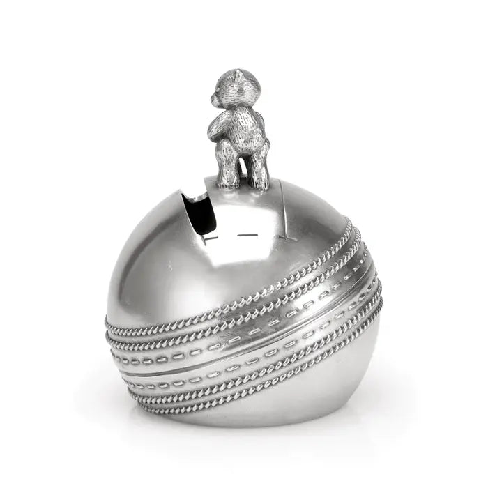 Royal Selangor Teddy Bears' Cricket Sports Day Pewter Coin Box