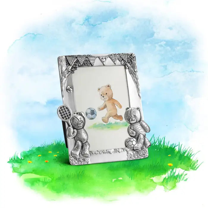 Royal Selangor Teddy Bears' Picnic Sports Day Pewter Photo Frame 3R