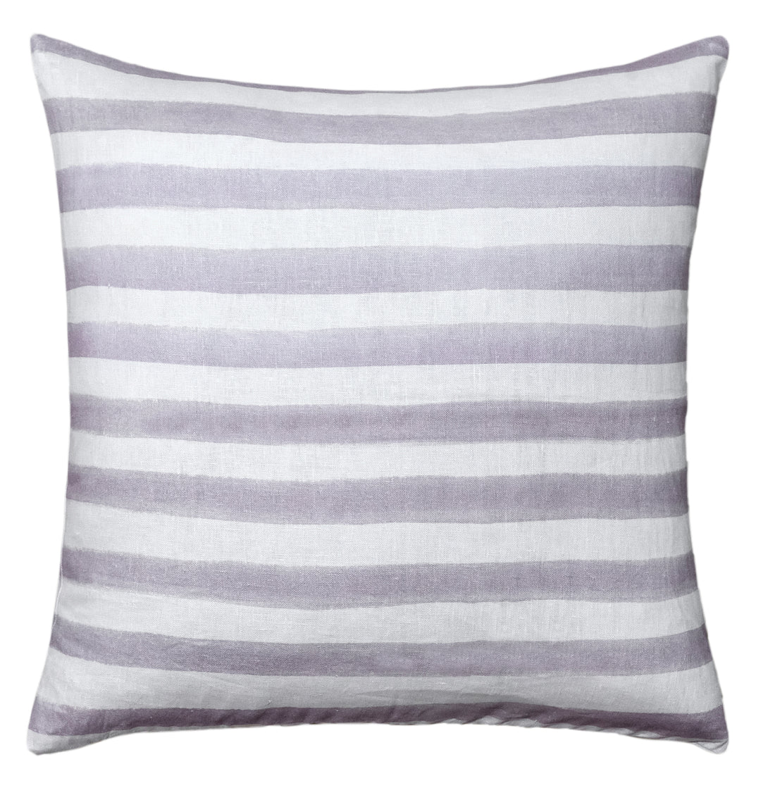 Rumi Striped Lilac Linen Cushion - 50X50cms