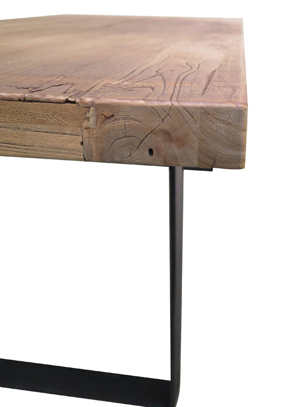 Rustic Charm Reclaimed Dining Table 150cms - Natural