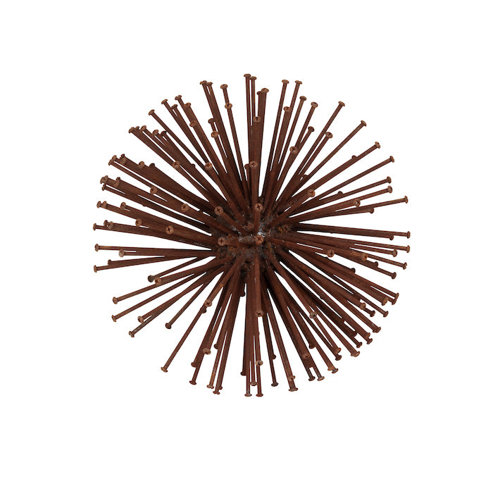 Rustic Garden Decor Nail Ball Rust - 40cms