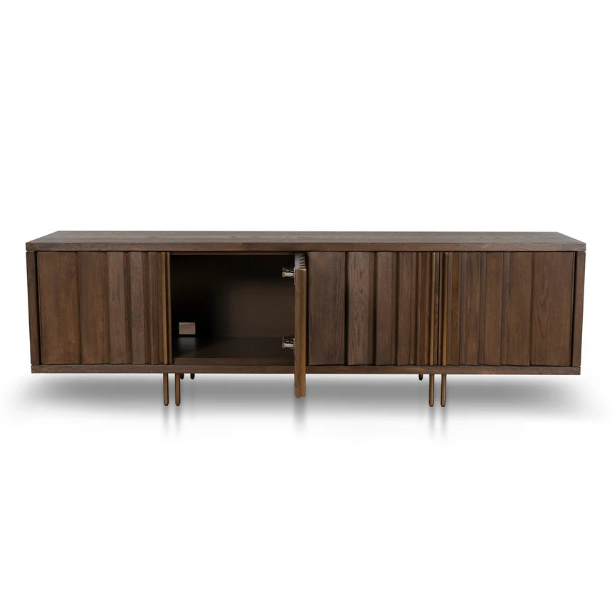 Modern Simplicity Buffet Unit - Caramel Oak