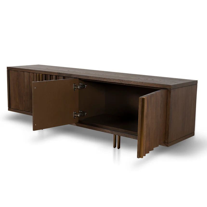 Modern Simplicity Buffet Unit - Caramel Oak