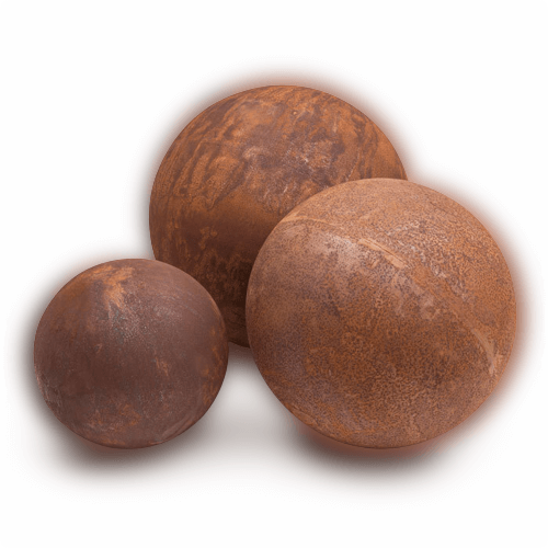 Rusty Metal Outdoor Decorative Ball (Available in 3 Sizes)