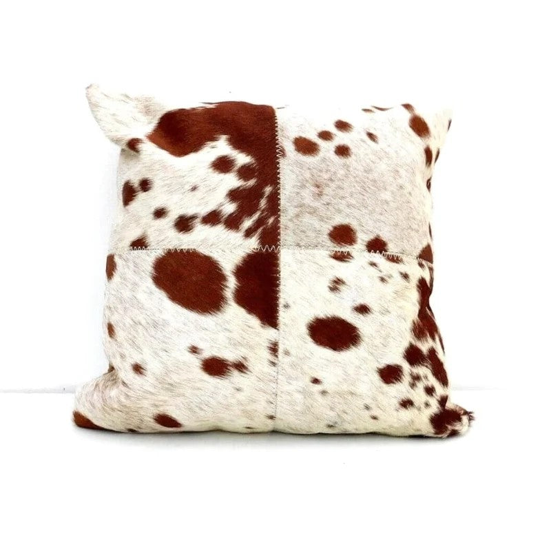 Safari Chic Leather Cushion Pillow Cover 40 x 40cms