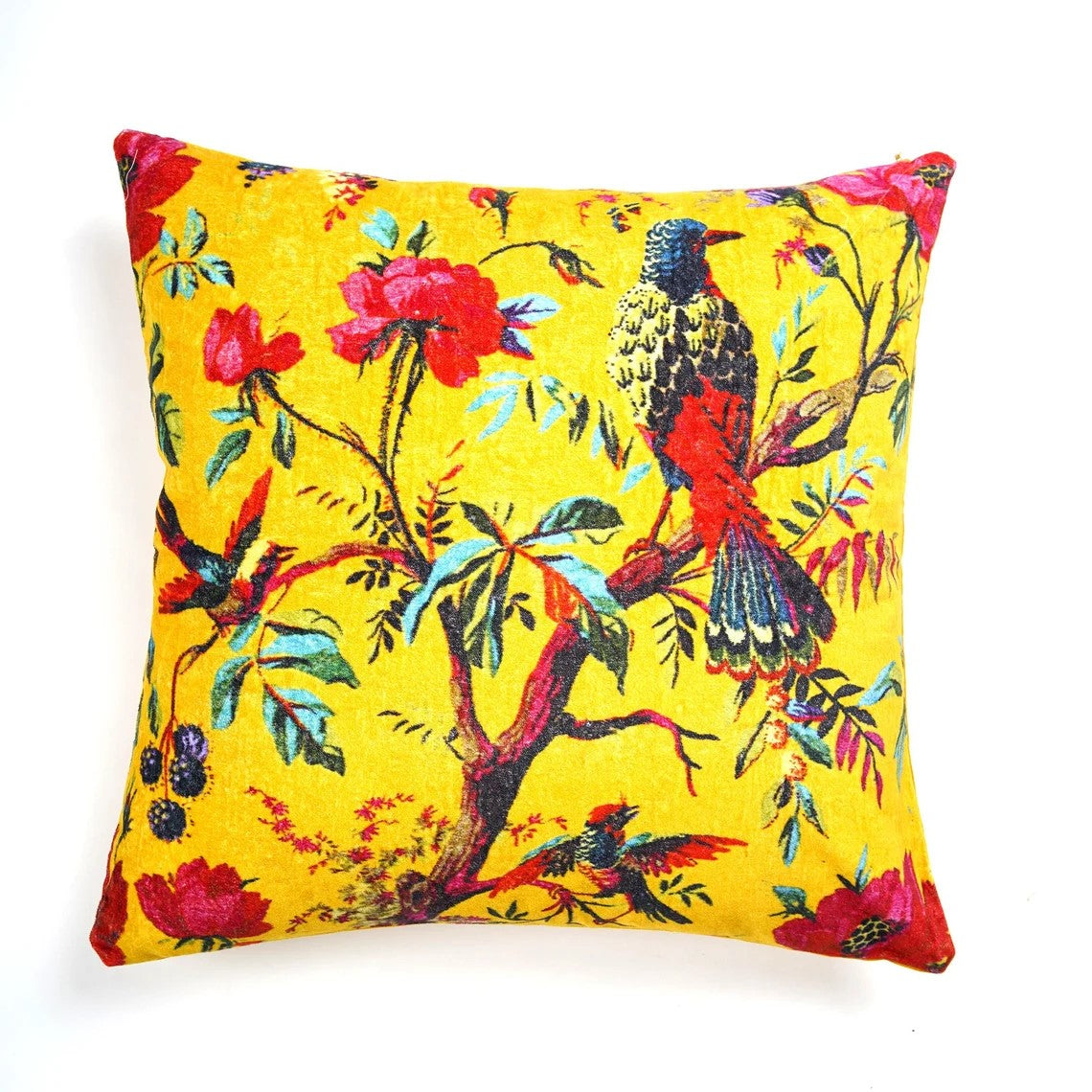 Safari Serenity Cotton Cushion Cover 50 x 50cms - Yellow