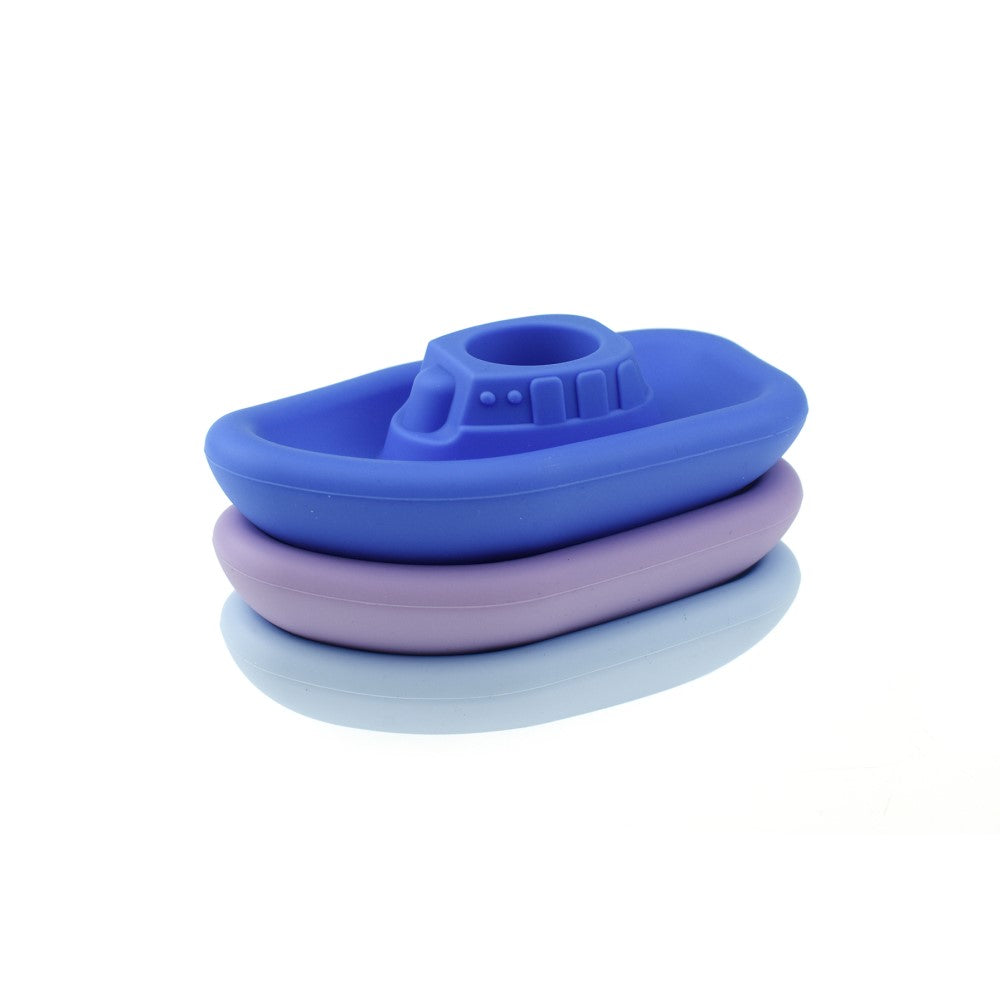 Sail Ease Silicone Toddlers Bath Toy Boat - Blue