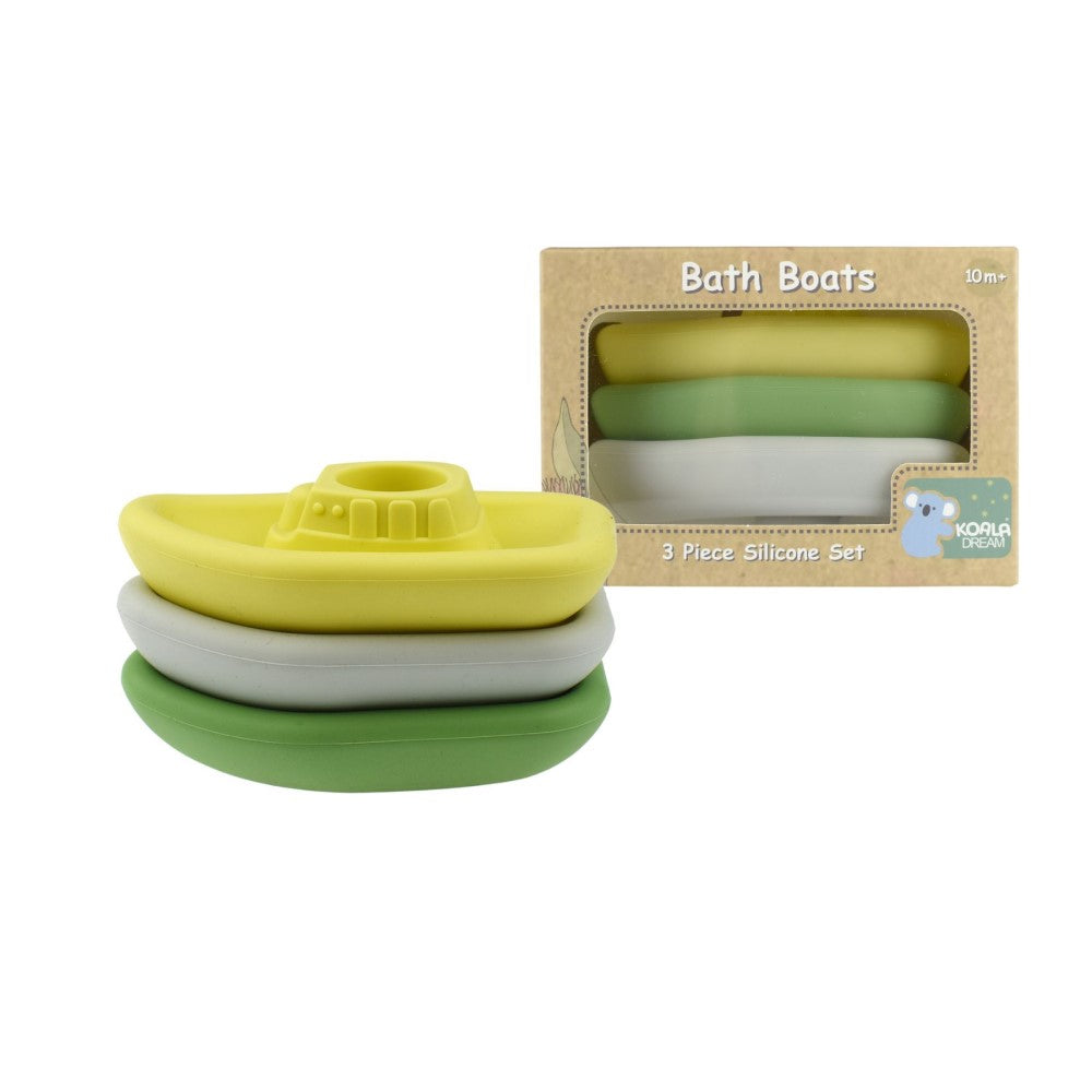 Sail Ease Silicone Toddlers Bath Toy Boat - Green