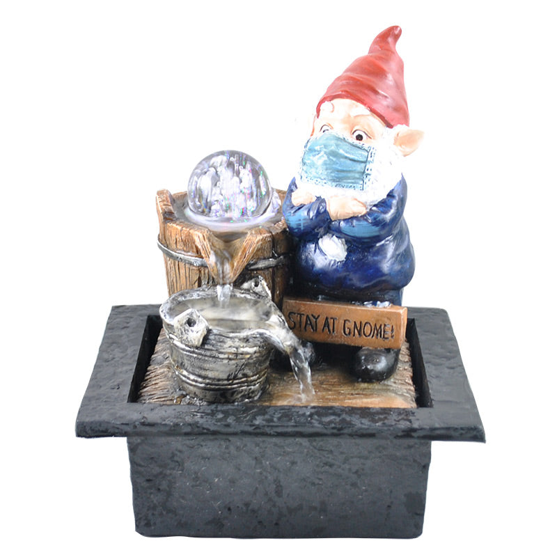 Santa Claus Indoor Fountain Stay at Gnome!