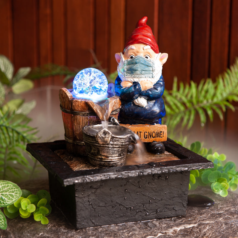 Santa Claus Indoor Fountain Stay at Gnome!