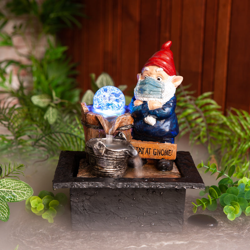 Santa Claus Indoor Fountain Stay at Gnome!